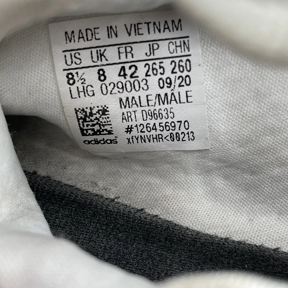 Adidas NMD R1 Running Shoe Mens 8.5 White Jogging Sportswear Athleisure Training